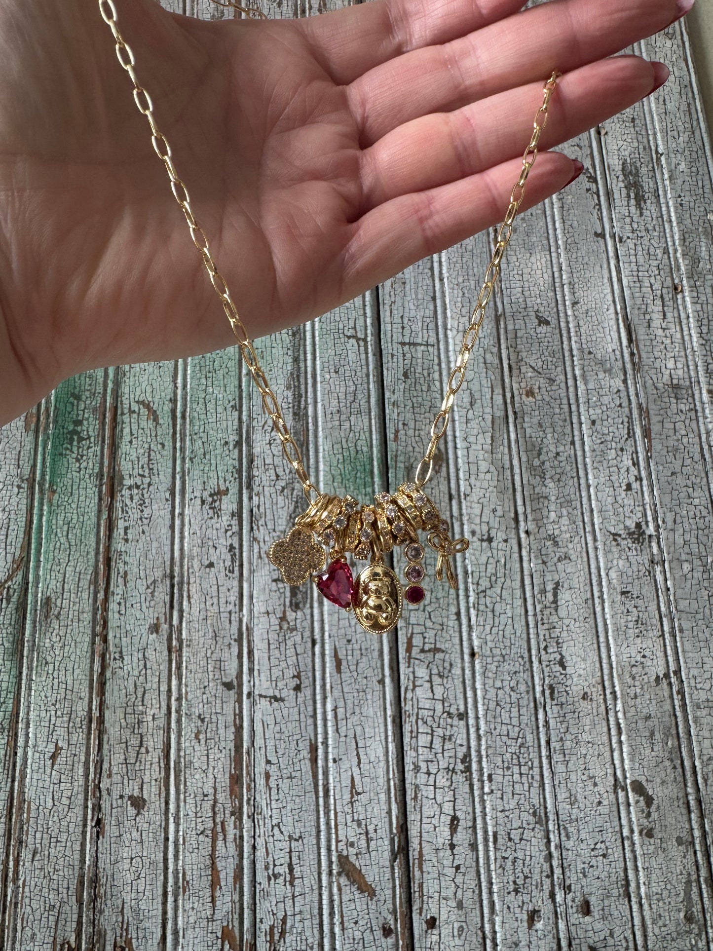 Beaded Charm Necklace